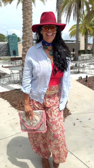 Feel Good Dressing in Harem Pants Created for Tall Women.