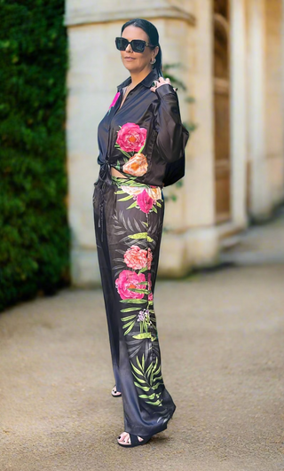6'5 plus heels in the Garden Of Eden wearing the Midnight Garden.